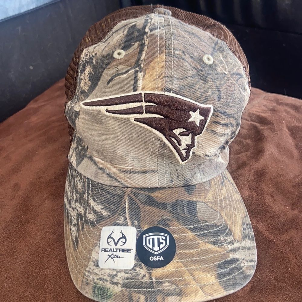 Realtree Youth NFL New England Patriots Camo Hat NEW
